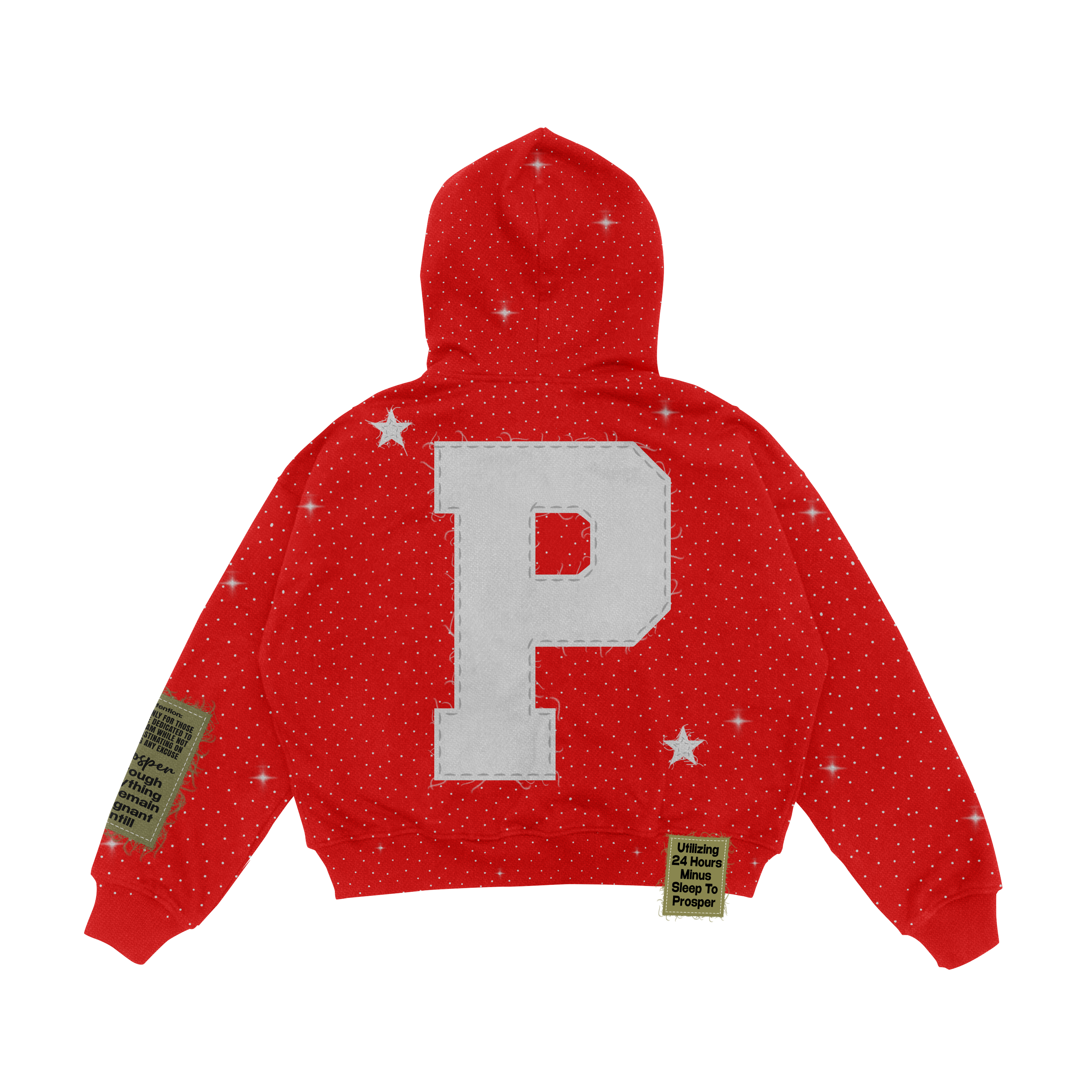 "FIRE RED" ZIP UP