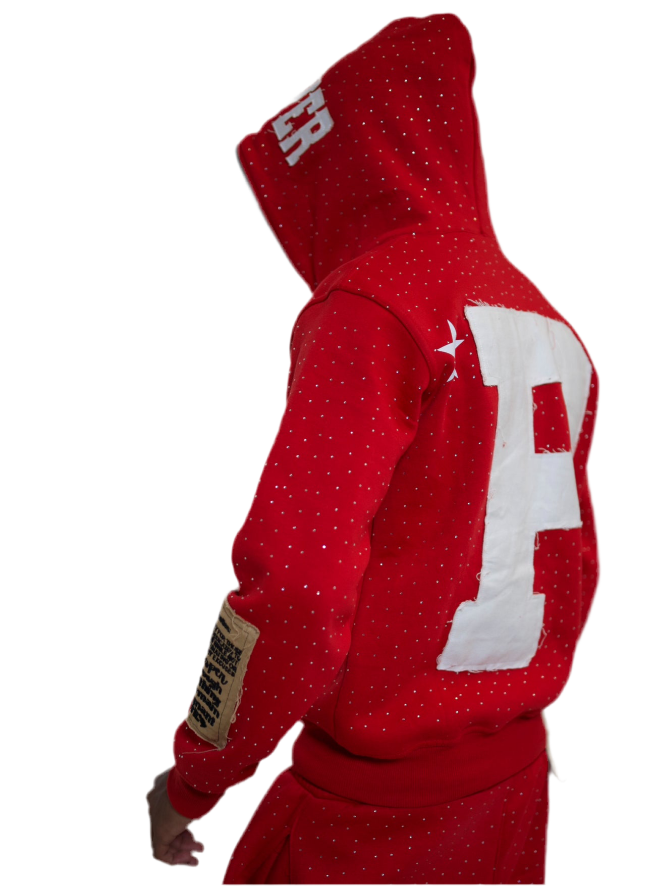 "FIRE RED" ZIP UP