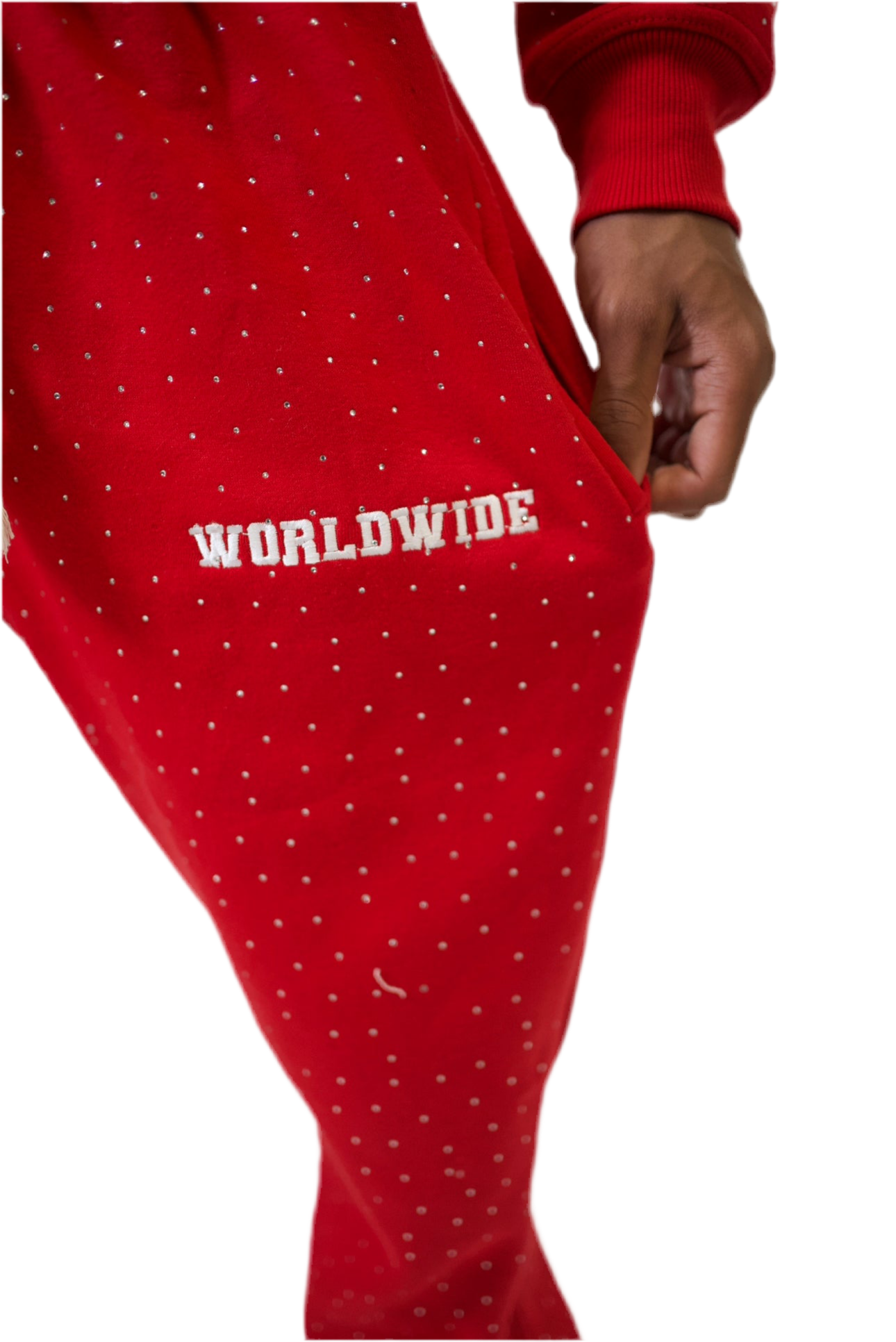 "FIRE RED" SWEATS