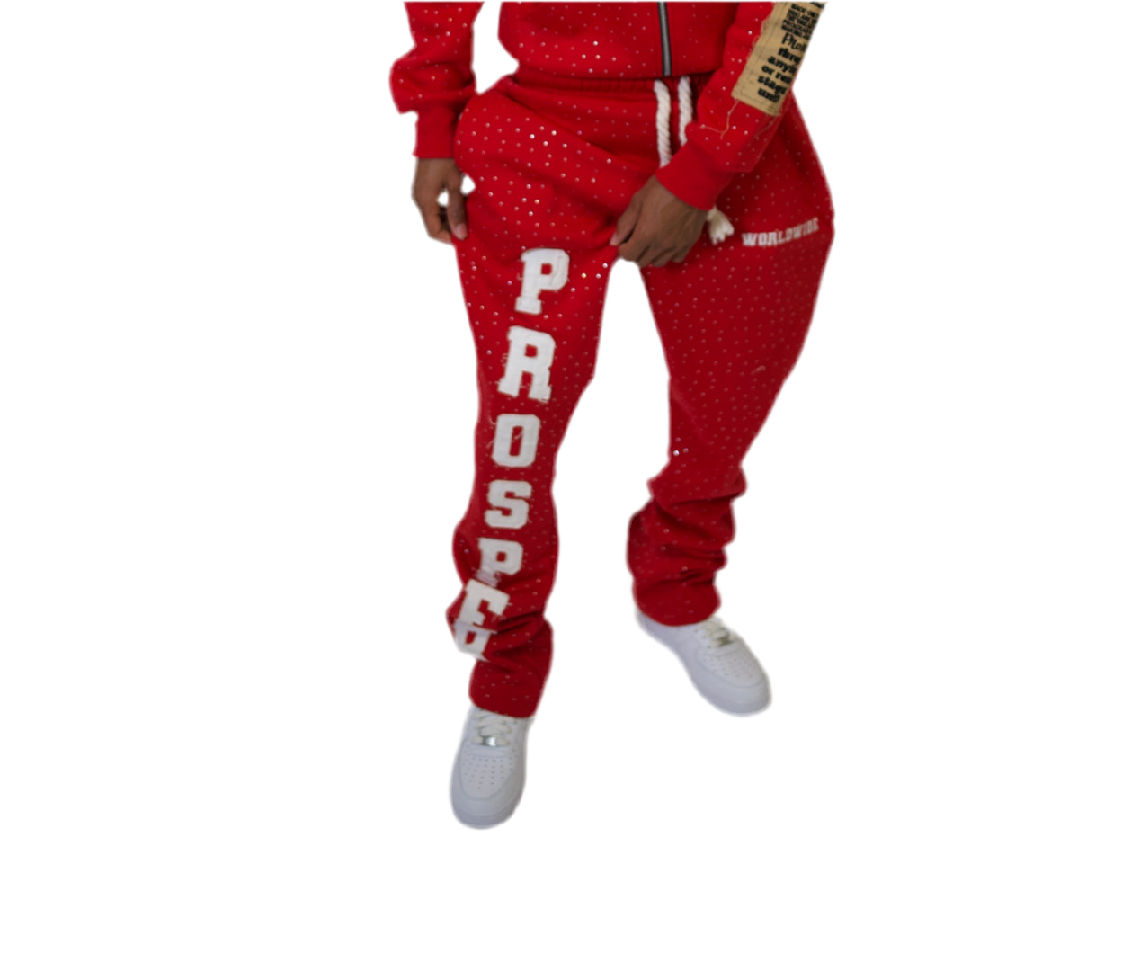 "FIRE RED" SWEATS