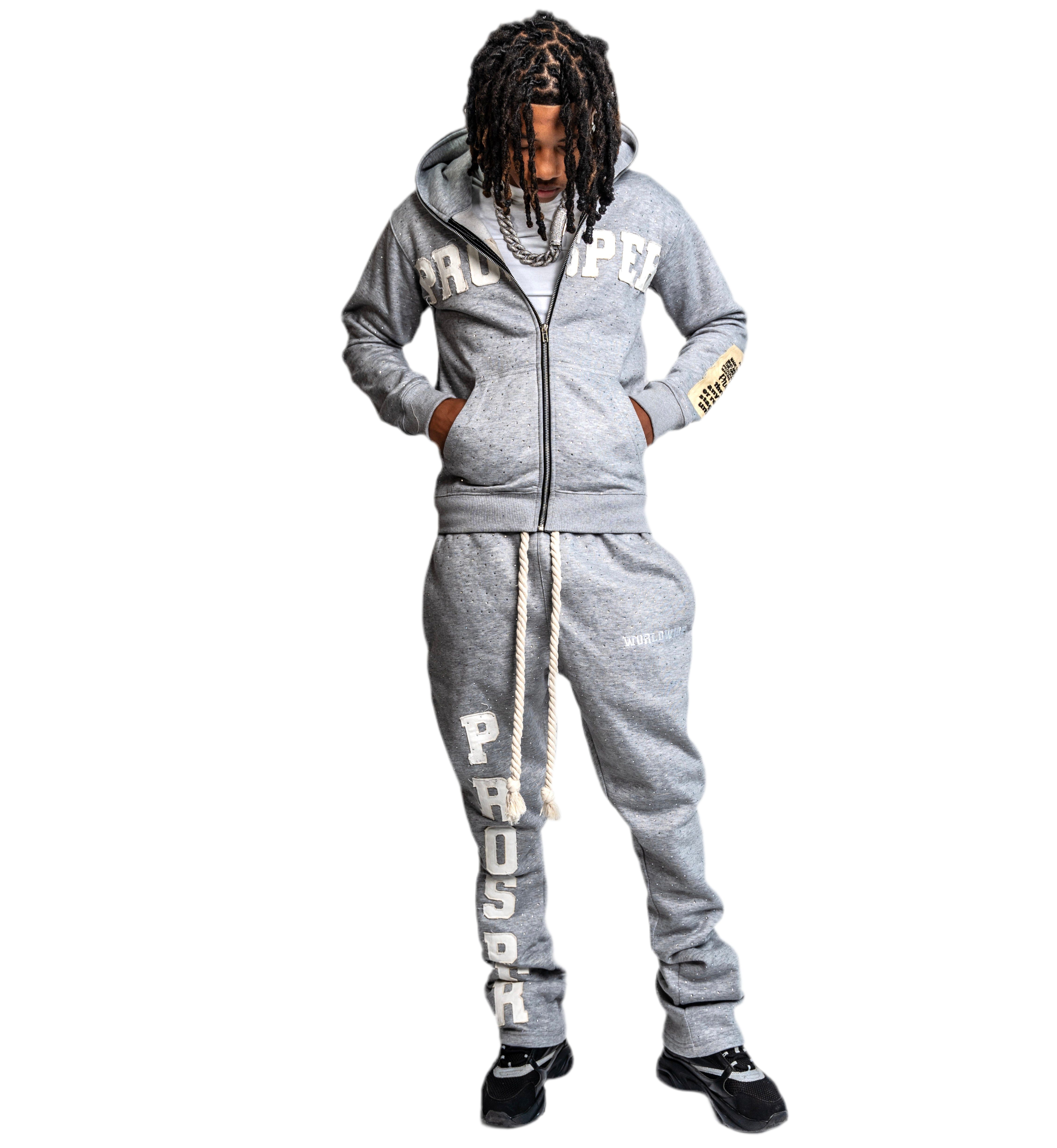 "GRAY" SWEATSUIT