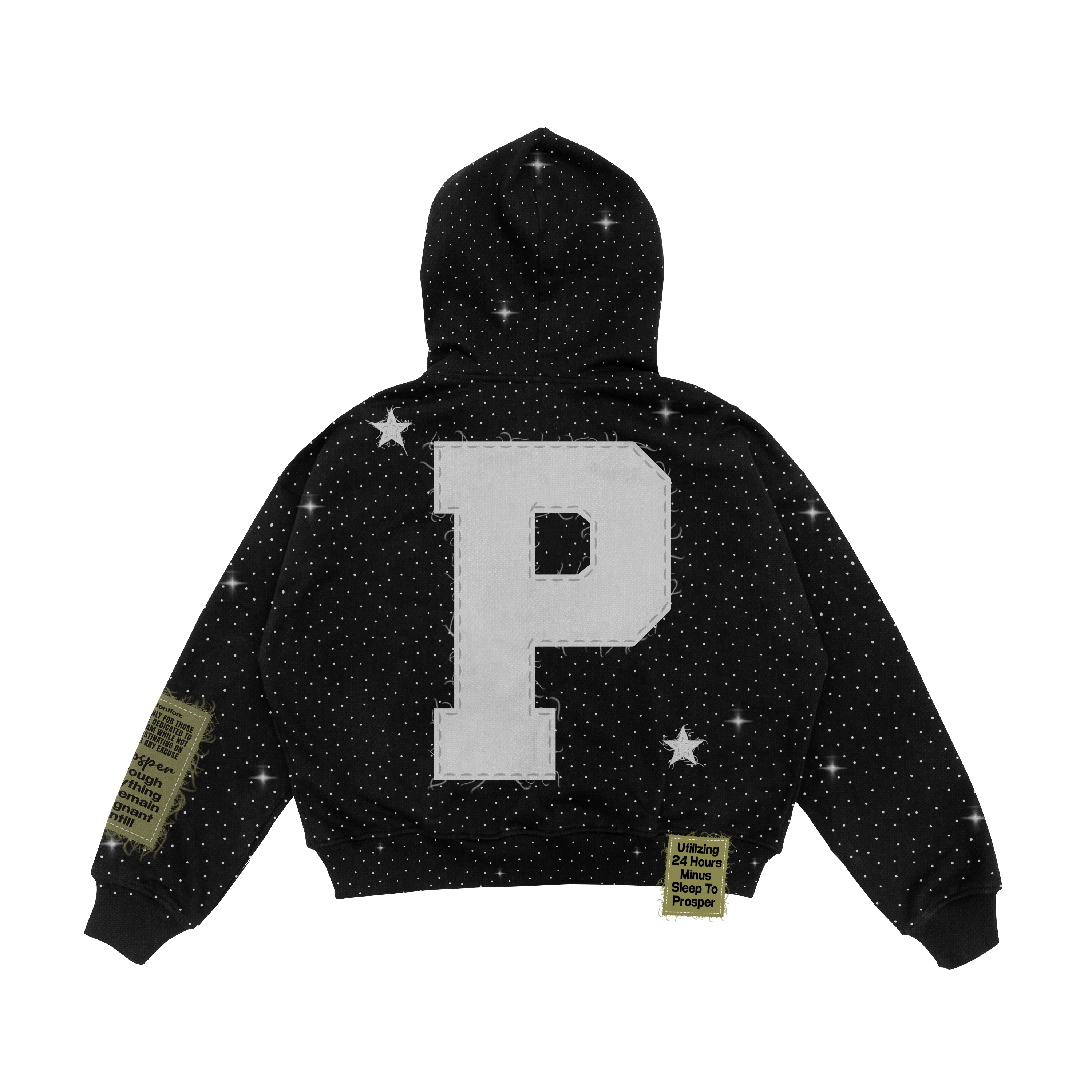 "BLACK" ZIP UP