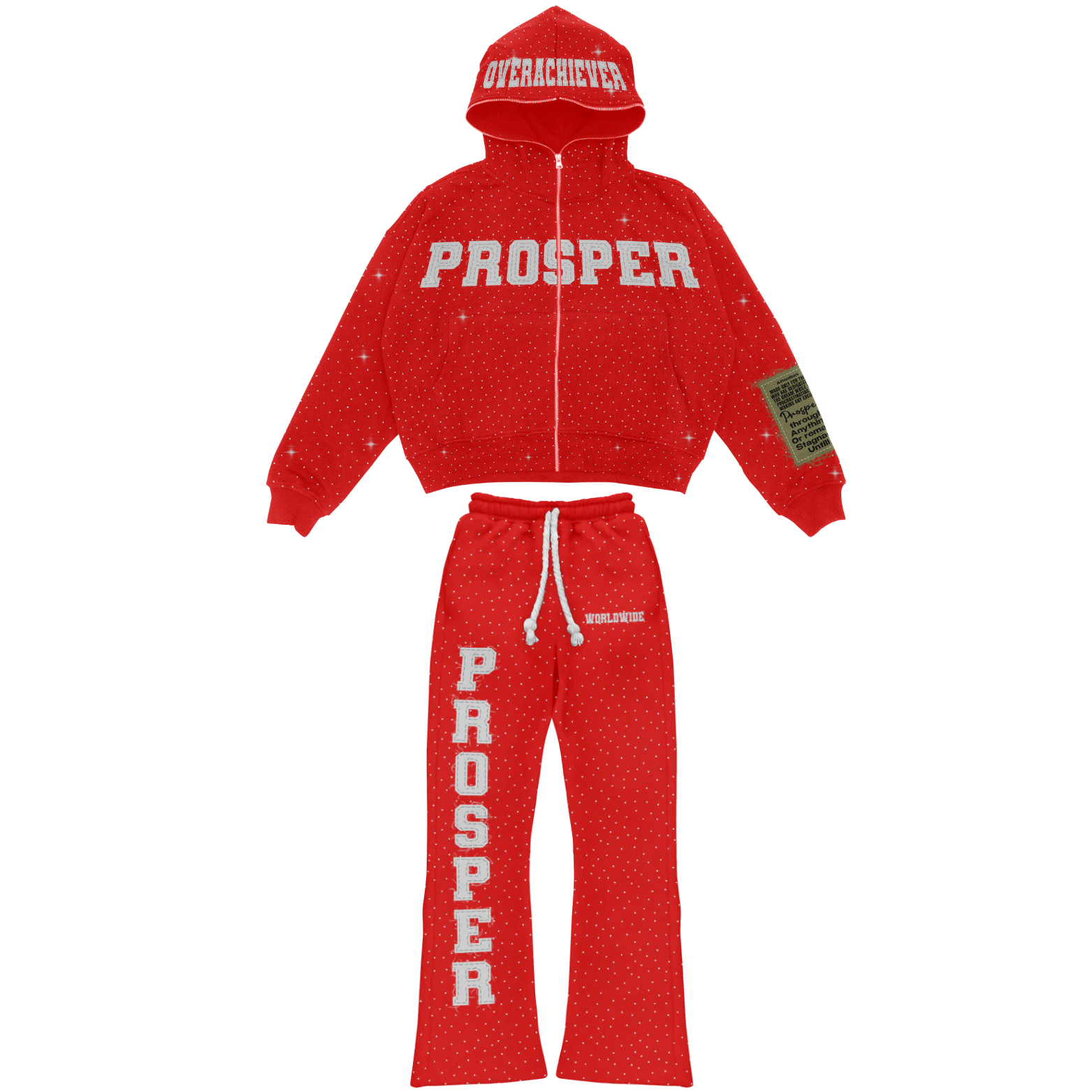"FIRE RED" SWEATSUIT