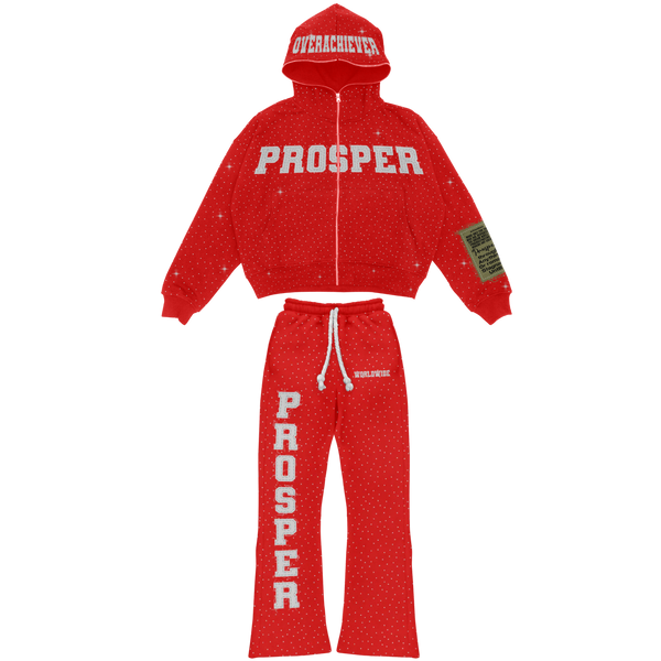 "FIRE RED" SWEATSUIT