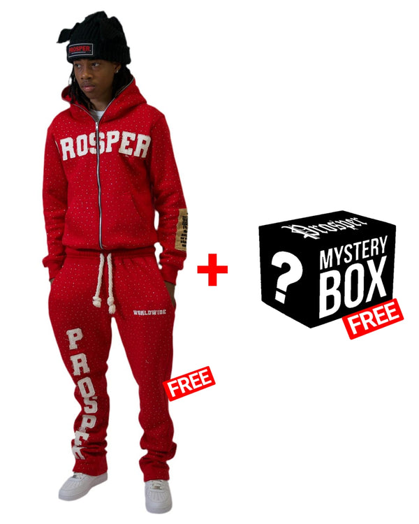 “FIRE RED” JACKET + FREE PANTS + FREE MYSTERY ITEM