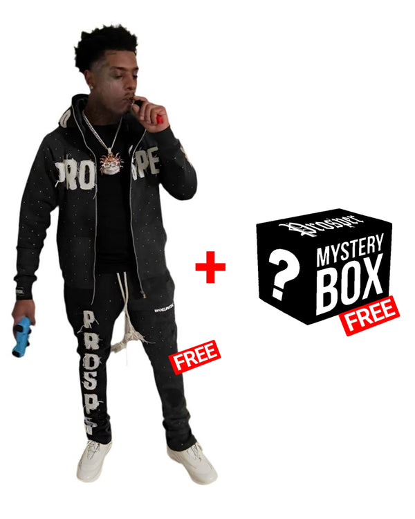 “BLACK” JACKET + FREE PANTS + FREE MYSTERY ITEM