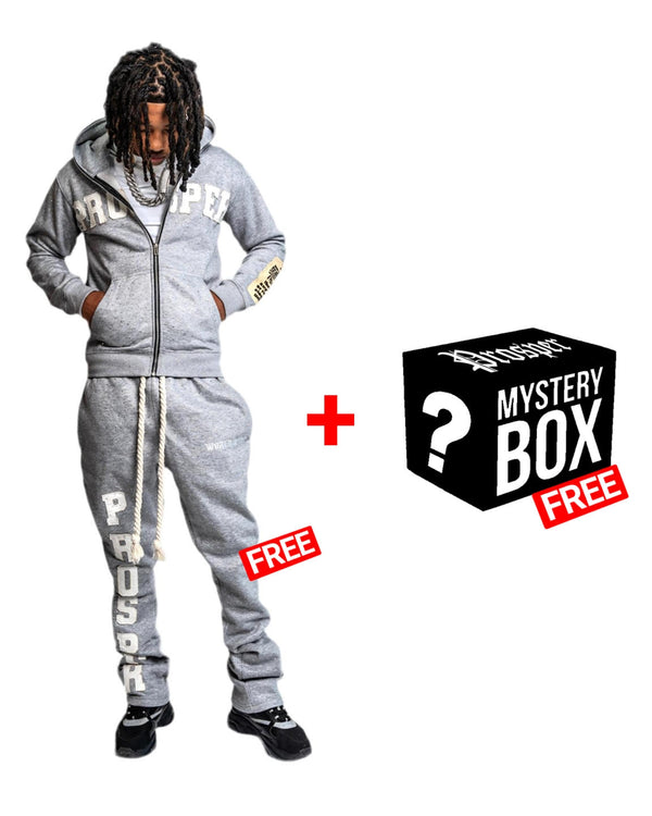 “GRAY” JACKET + FREE PANTS + FREE MYSTERY ITEM