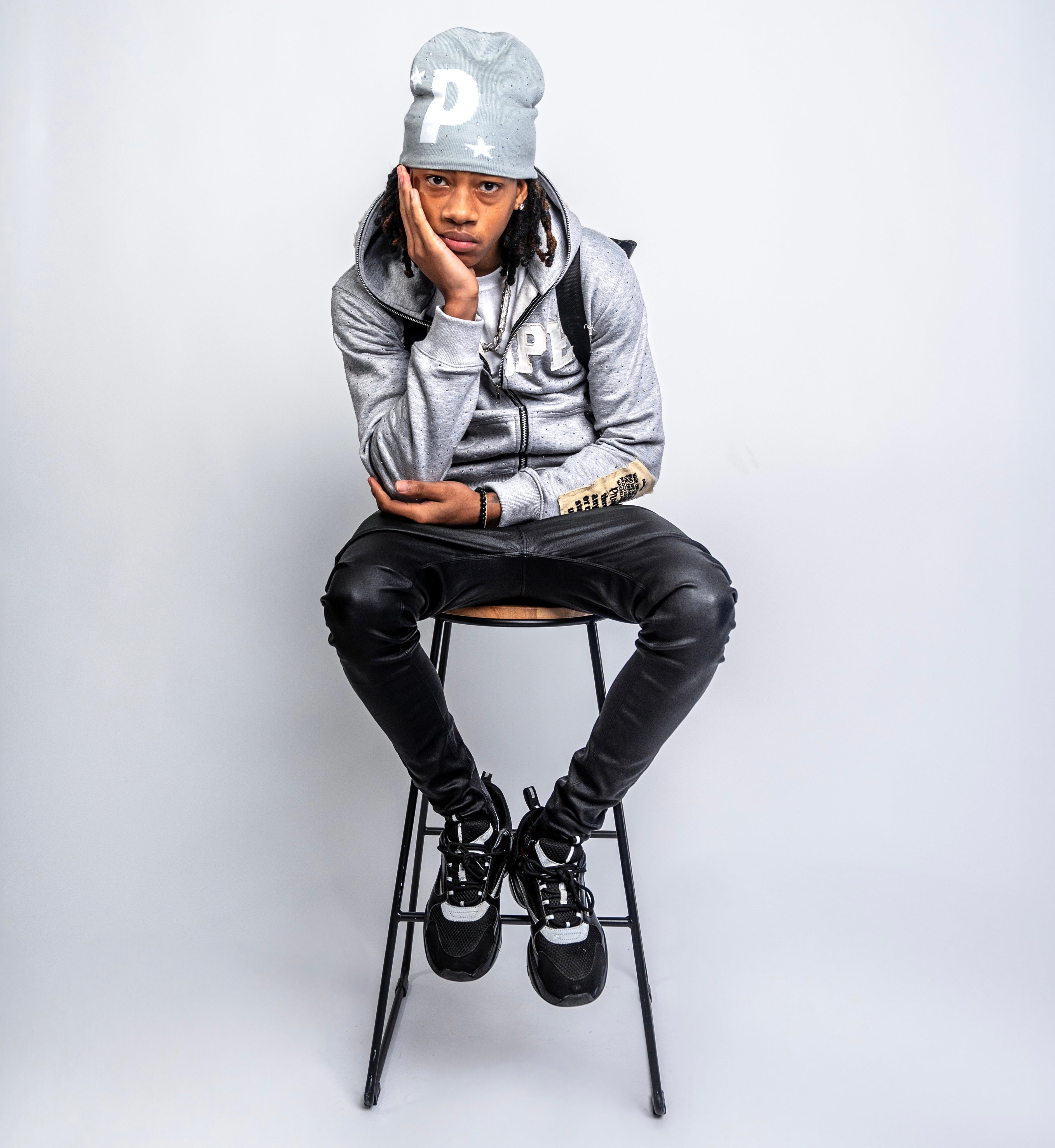 "GRAY" ZIP UP