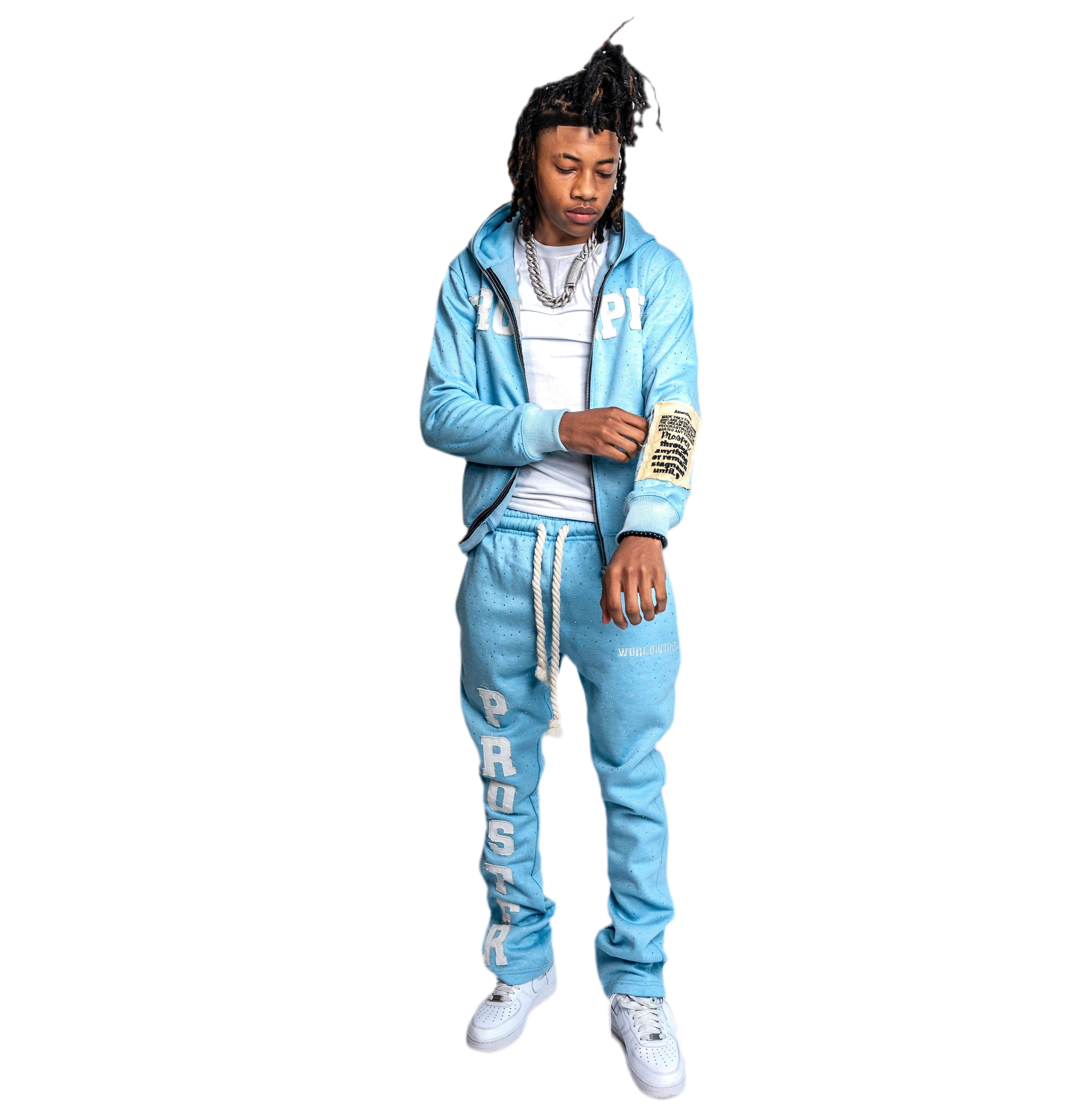 “LIGHT BLUE” JACKET + FREE PANTS + FREE MYSTERY ITEM