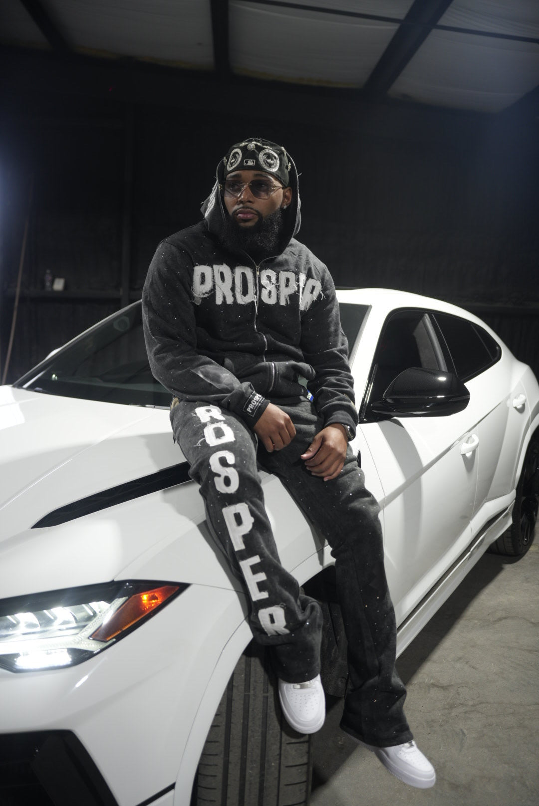 "BLACK" SWEATSUIT